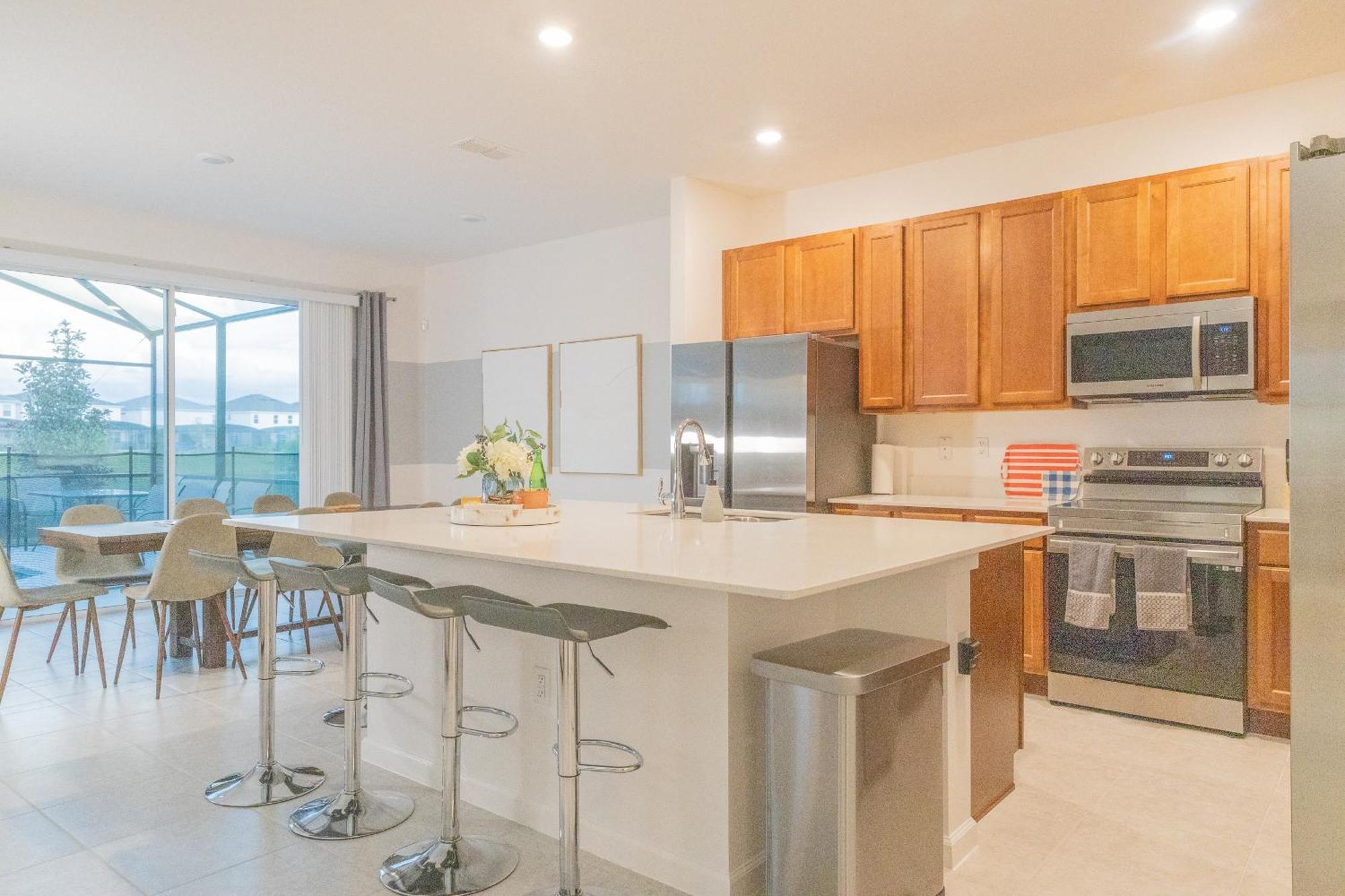 Waterfront Brand New Modern Luxury 8 Bedroom Pool House! Sleeps 16 Kissimmee Exterior photo